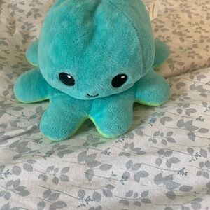 Cute Teal And Green Plush Octopus